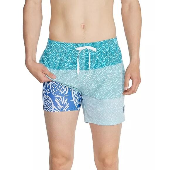 Chubbies Swim Trunks with Boxer Brief Liner The Whale Sharks Quick-Dry 5.5" - Picture 1 of 8